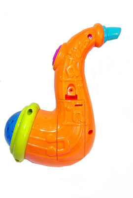 TALKING GANESHA 2 in 1 Musical Saxahorn can be used as a whistle & as a musical toy for kids (Orange)(Orange)
TALKING GANESHA 2 in 1 Musical Saxahorn can be used as a whistle & as a musical toy for kids (Orange)(Orange)