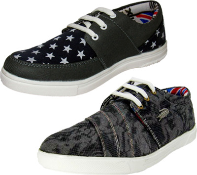 SAUNTER Saunter Men's Canvas bk-gr combo Shoes Casuals Canvas Shoes Canvas Shoes For Men(Black, Grey
SAUNTER Saunter Men's Canvas bk-gr combo Shoes Casuals Canvas Shoes Canvas Shoes For Men(Black, Grey
