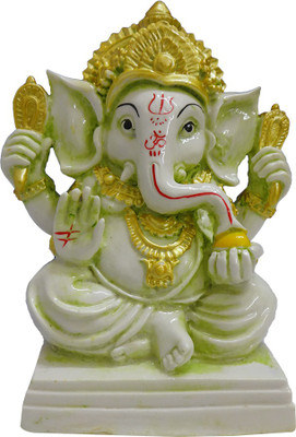 FABZONE Lord Ganesha/Ganpati Idol,Siddhivinayak Sculpture Decor GodStatue Decorative Showpiece - 20 cm(Polyresin, Green)
FABZONE Lord Ganesha/Ganpati Idol,Siddhivinayak Sculpture Decor GodStatue Decorative Showpiece - 20 cm(Polyresin, Green)