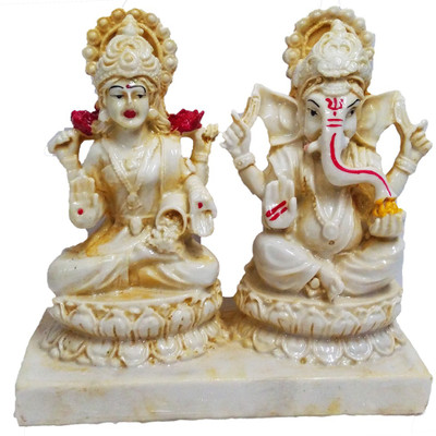 FABZONE Antique Finish Lord Laxmi Ganesha Statue Hindu Goddess lakshmi and God Ganpati Sculputer Handicraft Idol Diwali Decorative Spiritual Puja Vastu Showpiece Figurine - Religious Pooja Gift Item & Murti for Mandir / Temple / Home / Office Decorative S
FABZONE Antique Finish Lord Laxmi Ganesha Statue Hindu Goddess lakshmi and God Ganpati Sculputer Handicraft Idol Diwali Decorative Spiritual Puja Vastu Showpiece Figurine - Religious Pooja Gift Item & Murti for Mandir / Temple / Home / Office Decorative S