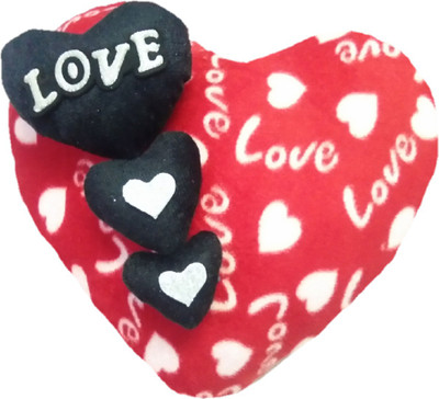 Aparshi Love heart stuffed cushion soft toy C105 - 50 cm(Red)