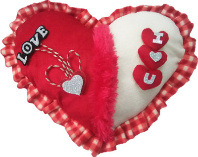 Aparshi Love heart stuffed cushion soft toy P110 - 75 cm(Red)