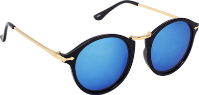 Verre Round Sunglasses(Blue)