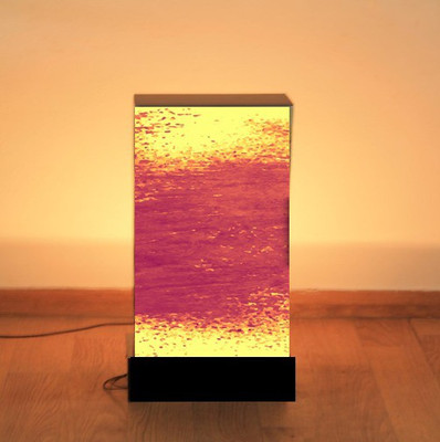 KubiCo Home Decor Modern Decorative Lamp - Flame Side Night Lamp(45 cm, Orange)