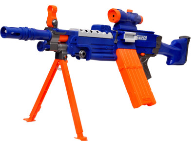 Toyshine Sniper soft bullet gun, Motorized, Big Size, { BLUE} {73x23x12}(Blue, Orange)
Toyshine Sniper soft bullet gun, Motorized, Big Size, { BLUE} {73x23x12}(Blue, Orange)