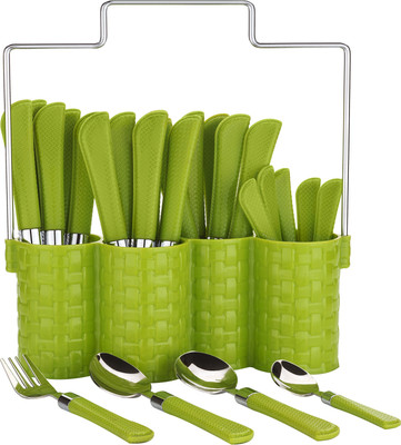 Doma Doma Emperor 24 pic. Cutlery set Green Stainless Steel, Plastic Cutlery Set(Pack of 25)
Doma Doma Emperor 24 pic. Cutlery set Green Stainless Steel, Plastic Cutlery Set(Pack of 25)