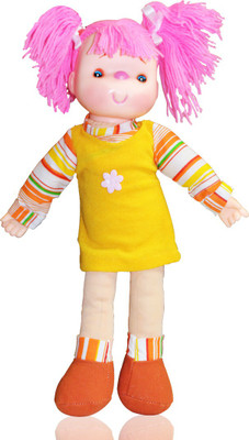 Akshat 14" YELLOW DOLL MASOOM(Multicolor)