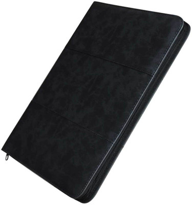 GlamGals PU leather A4 sized notepad , spiral binder ,document pocket and an ID Card holder(Set Of 1, Black)
GlamGals PU leather A4 sized notepad , spiral binder ,document pocket and an ID Card holder(Set Of 1, Black)