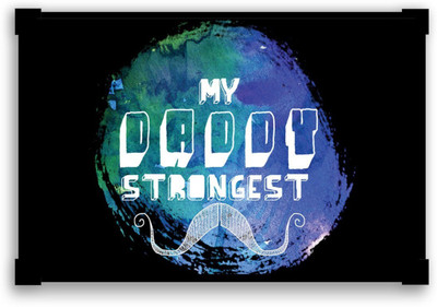 Akhuratha Wall Poster My Daddy Strongest Father's Day | Blue Typography Paper Print(12 inch X 18 inch, Rolled)
Akhuratha Wall Poster My Daddy Strongest Father's Day | Blue Typography Paper Print(12 inch X 18 inch, Rolled)