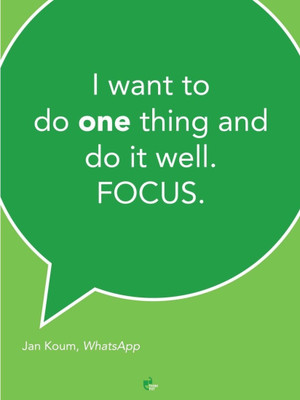 Aabhaas Wall Poster I want to do one thing and do it well - Jan Koum Whatsapp Paper Print(12 inch X 18 inch, Rolled)
Aabhaas Wall Poster I want to do one thing and do it well - Jan Koum Whatsapp Paper Print(12 inch X 18 inch, Rolled)
