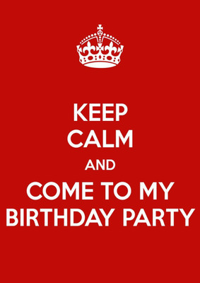 Akhuratha Wall Poster Keep Calm And Come To My Birthday Party ! Paper Print(12 inch X 18 inch, Rolled)
Akhuratha Wall Poster Keep Calm And Come To My Birthday Party ! Paper Print(12 inch X 18 inch, Rolled)