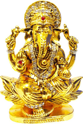 FABZONE Gold Plated With Stone Finish Lord Ganesha Statue Hindu Dev Ganpati and Siddhivinayak God Sculputer Handicraft Idol Diwali Decorative Spiritual Puja Vastu Car Dashboard Religious Pooja God idol Gift Item & Murti for Mandir / Temple / Home / Office
FABZONE Gold Plated With Stone Finish Lord Ganesha Statue Hindu Dev Ganpati and Siddhivinayak God Sculputer Handicraft Idol Diwali Decorative Spiritual Puja Vastu Car Dashboard Religious Pooja God idol Gift Item & Murti for Mandir / Temple / Home / Office