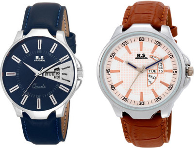 R S Original DIWALI DHAMAKA OFFER BLUE AND WHITE DIAL DATE & TIME SET OF 2 FOR BOYS RSO-37 Watch - For Men
R S Original DIWALI DHAMAKA OFFER BLUE AND WHITE DIAL DATE & TIME SET OF 2 FOR BOYS RSO-37 Watch - For Men