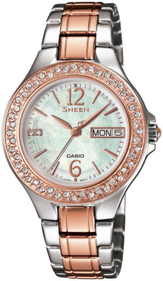 Casio SX100 Sheen Watch - For Women