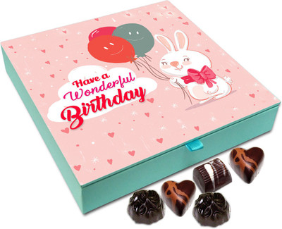 Chocholik Gift Box - Have A Wonderful Birthday Chocolate Box - 9pc Truffles(108 g)
Chocholik Gift Box - Have A Wonderful Birthday Chocolate Box - 9pc Truffles(108 g)