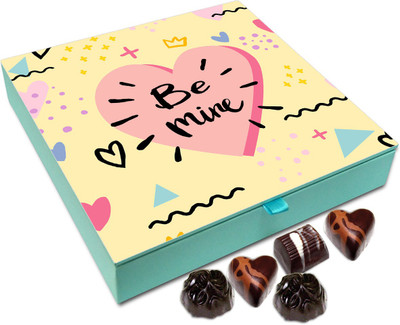 Chocholik Gift Box - Please Be Mine Chocolate Box - 9pc Truffles(108 g)