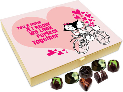 Chocholik Gift Box - You Are Mine And I Know We Look Perfect Together Chocolate Box - 20pc Truffles(240 g)
Chocholik Gift Box - You Are Mine And I Know We Look Perfect Together Chocolate Box - 20pc Truffles(240 g)