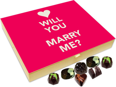 Chocholik Gift Box - Will You Marry Me My Love Chocolate Box - 20pc Truffles(240 g)
Chocholik Gift Box - Will You Marry Me My Love Chocolate Box - 20pc Truffles(240 g)