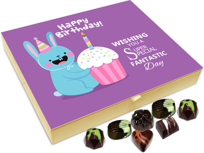 Chocholik Gift Box - Wishing You A super Fantastic Birthday Chocolate Box - 20pc Truffles(240 g)
Chocholik Gift Box - Wishing You A super Fantastic Birthday Chocolate Box - 20pc Truffles(240 g)