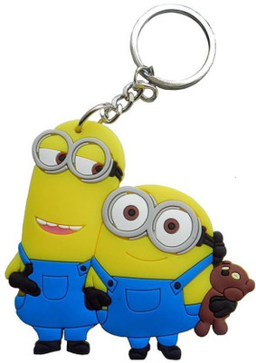 kausal kf Me Minion Friends Synthetic Rubber Design Key Chain