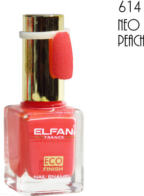 Elfani Snow Coat Texture Nail Polish 614 Neo Peach