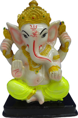FABZONE Lord Ganesha/Ganpati Idol,Siddhivinayak Sculpture Decor GodStatue Decorative Showpiece - 20 cm(Polyresin, Multicolor)
FABZONE Lord Ganesha/Ganpati Idol,Siddhivinayak Sculpture Decor GodStatue Decorative Showpiece - 20 cm(Polyresin, Multicolor)