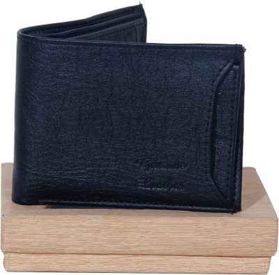 addik Men Black Artificial Leather Wallet(7 Card Slots)
