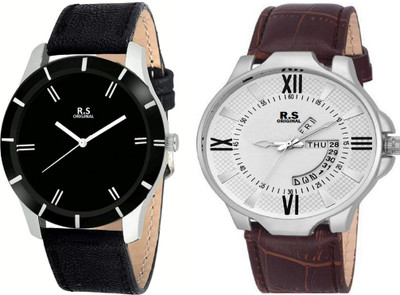 R S Original DIWALI DHAMAKA OFFER BLACK AND WHITE DIAL DATE & TIME SET OF 2 FOR BOYS RSO-44 Watch - For Men
R S Original DIWALI DHAMAKA OFFER BLACK AND WHITE DIAL DATE & TIME SET OF 2 FOR BOYS RSO-44 Watch - For Men