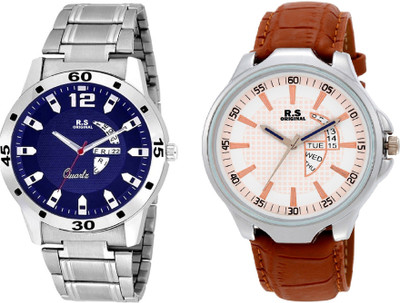 R S Original DIWALI DHAMAKA OFFER BLUE AND WHITE DIAL DATE & TIME SET OF 2 FOR BOYS RSO-41 Watch - For Men
R S Original DIWALI DHAMAKA OFFER BLUE AND WHITE DIAL DATE & TIME SET OF 2 FOR BOYS RSO-41 Watch - For Men