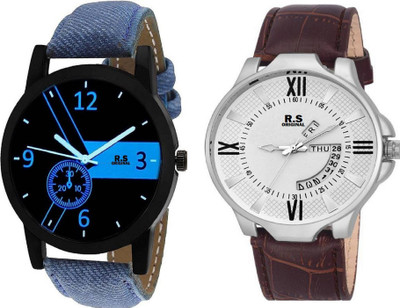 R S Original DIWALI DHAMAKA OFFER BLACK AND WHITE DIAL DATE & TIME SET OF 2 FOR BOYS RSO-43 Watch - For Men
R S Original DIWALI DHAMAKA OFFER BLACK AND WHITE DIAL DATE & TIME SET OF 2 FOR BOYS RSO-43 Watch - For Men