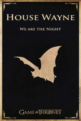 Aabhaas Wall Poster Game of Thrones Inspired House Wayne Paper Print(12 inch X 18 inch, Rolled)
Aabhaas Wall Poster Game of Thrones Inspired House Wayne Paper Print(12 inch X 18 inch, Rolled)