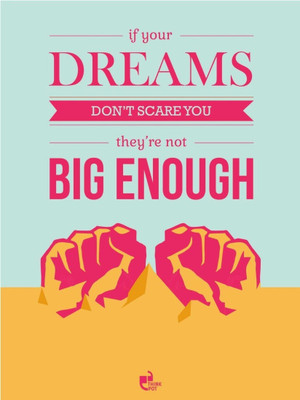 Akhuratha Wall Poster If Your Dreams Don't Scare You Paper Print(12 inch X 18 inch, Rolled)
Akhuratha Wall Poster If Your Dreams Don't Scare You Paper Print(12 inch X 18 inch, Rolled)