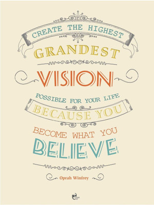 Aabhaas Wall Poster You Become What You Believe - Oprah Winfrey Paper Print(12 inch X 18 inch, Rolled)
Aabhaas Wall Poster You Become What You Believe - Oprah Winfrey Paper Print(12 inch X 18 inch, Rolled)