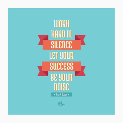 Wall Poster Work Hard In Silence - Frank Ocean White Paper Print(12 inch X 18 inch, Rolled)
Wall Poster Work Hard In Silence - Frank Ocean White Paper Print(12 inch X 18 inch, Rolled)