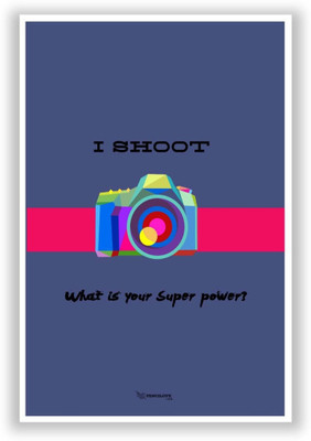 Akhuratha Wall Poster I Shoot | What Is Your Superpower Motivational Paper Print(18 inch X 12 inch, Rolled)
Akhuratha Wall Poster I Shoot | What Is Your Superpower Motivational Paper Print(18 inch X 12 inch, Rolled)