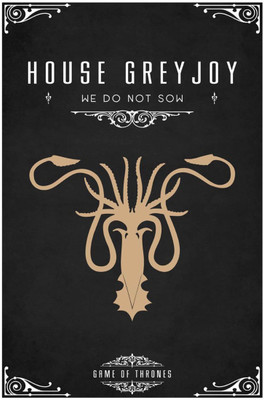 Aabhaas Wall Poster Game of Thrones House Greyjoy Paper Print(12 inch X 18 inch, Rolled)
Aabhaas Wall Poster Game of Thrones House Greyjoy Paper Print(12 inch X 18 inch, Rolled)