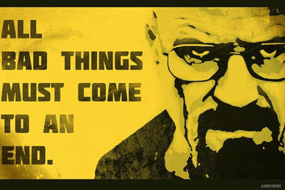 Wall Poster Breaking Bad All Bad Things Must Come To An End In Paper Print(12 inch X 18 inch, Rolled)
Wall Poster Breaking Bad All Bad Things Must Come To An End In Paper Print(12 inch X 18 inch, Rolled)