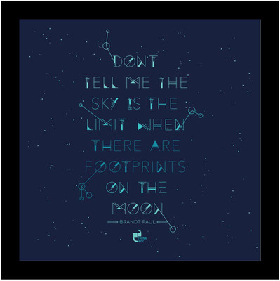 Wall Poster Don't Tell Me The Sky Is The Limit - Brandt Paul Black Paper Print(12 inch X 18 inch, Rolled)
Wall Poster Don't Tell Me The Sky Is The Limit - Brandt Paul Black Paper Print(12 inch X 18 inch, Rolled)