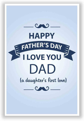 Aabhaas Wall Poster I Love You Dad | Daughter | Father's Day Gifts Paper Print(12 inch X 18 inch, Rolled)
Aabhaas Wall Poster I Love You Dad | Daughter | Father's Day Gifts Paper Print(12 inch X 18 inch, Rolled)