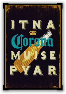 Aabhaas Wall Poster Mujhse Itna Pyar Corona Parody Paper Print(12 inch X 18 inch, Rolled)
Aabhaas Wall Poster Mujhse Itna Pyar Corona Parody Paper Print(12 inch X 18 inch, Rolled)