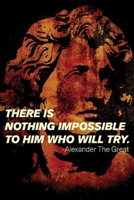 Aabhaas Wall Poster Aleander Nothing Impossible Paper Print(12 inch X 18 inch, Rolled)
Aabhaas Wall Poster Aleander Nothing Impossible Paper Print(12 inch X 18 inch, Rolled)