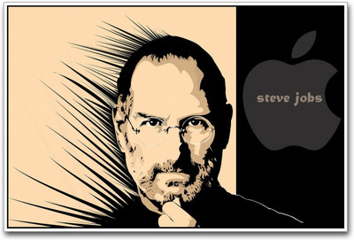 Wall Poster Steve Jobs Paper Print(12 inch X 18 inch, Rolled)