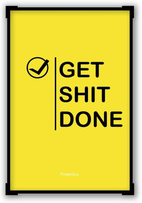 Akhuratha Wall Poster Get Shit Done Motivational Quote Paper Print(12 inch X 18 inch, Rolled)
Akhuratha Wall Poster Get Shit Done Motivational Quote Paper Print(12 inch X 18 inch, Rolled)