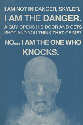 Aabhaas Wall Poster I Am The Danger Breaking Bad In Paper Print(12 inch X 18 inch, Rolled)
Aabhaas Wall Poster I Am The Danger Breaking Bad In Paper Print(12 inch X 18 inch, Rolled)