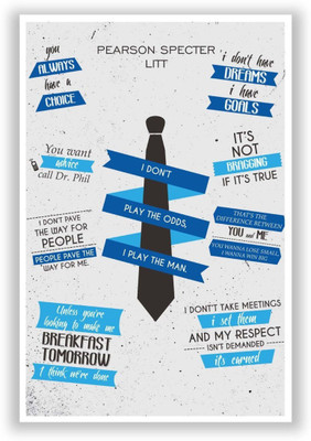 Wall Poster I Don't Play The Odds I Play The Man Suits Quotes Paper Print(12 inch X 18 inch, Rolled)
Wall Poster I Don't Play The Odds I Play The Man Suits Quotes Paper Print(12 inch X 18 inch, Rolled)