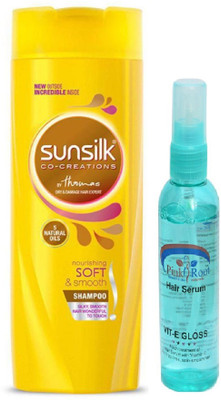 sunsilk Nourishing Soft & Smooth with Pink Root Hair Serum(Set of 2)