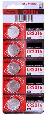 Divye Electronics Solutions CR2016 3V Lithium Button Coin Cell Battery (5 Pcs) Rechargeable Li-ion Battery
Divye Electronics Solutions CR2016 3V Lithium Button Coin Cell Battery (5 Pcs) Rechargeable Li-ion Battery