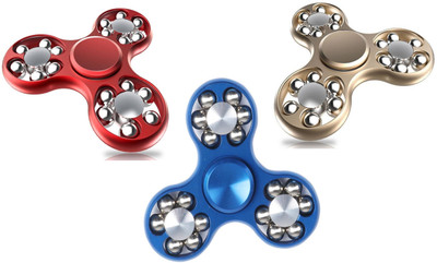 S.Blaze Combo of 3 Multi-Colour 18 Metal Gear Ball Fidget Spinner Toy for Kids & Adults(Multicolor) 
S.Blaze Combo of 3 Multi-Colour 18 Metal Gear Ball Fidget Spinner Toy for Kids & Adults(Multicolor)