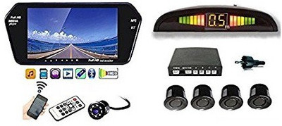 Petrox HD Screen, HD Night Vision Camera, Parking Sensor Combo