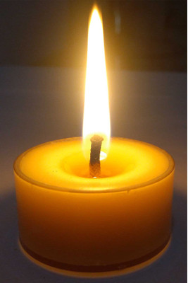 PURE LIGHT 48PCSTL Candle(Yellow, Pack of 48)